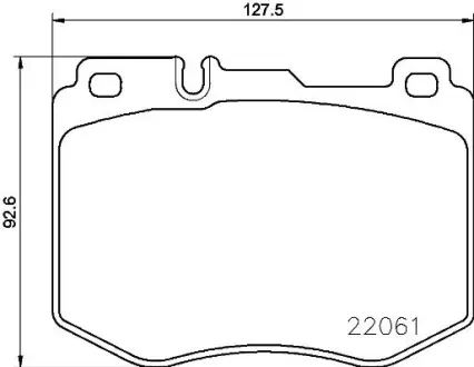 Передні тормозні (гальмівні) колодки Brembo P50 120