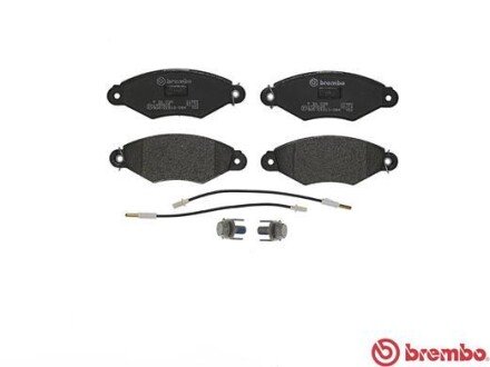 Передние тормозные колодки brembo P56038