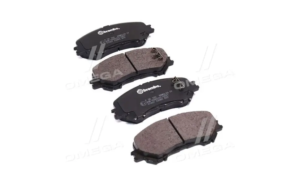 Передні тормозні (гальмівні) колодки Brembo P56100 (фото 1)