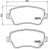 Передні тормозні (гальмівні) колодки Brembo P59050 (фото 1)