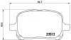 Передние тормозные колодки brembo P83040