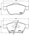 Передні тормозні (гальмівні) колодки Brembo P83043 (фото 1)