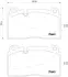 Передние тормозные колодки brembo P85 123