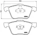 Передние тормозные колодки brembo P86022