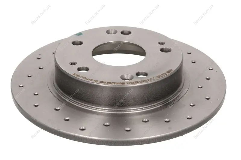 Перфорований гальмівний диск Brembo 08A1471X (фото 1)