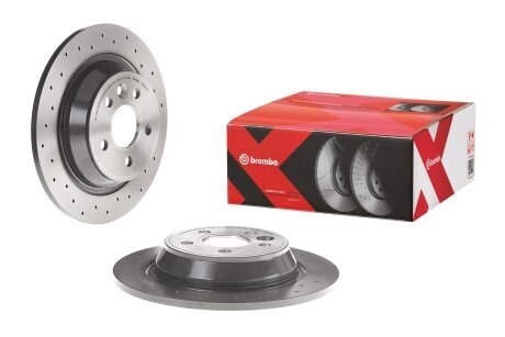 Перфорированный тормозной диск brembo 08A5401X