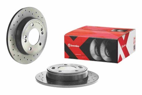 Перфорований гальмівний диск brembo 08C1722X