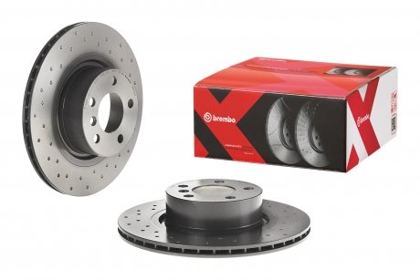 Вентилируемый тормозной диск brembo 09.B569.1X