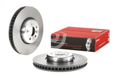 Вентильований гальмівний диск brembo 09D09513