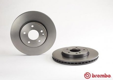 Вентильований гальмівний диск brembo 09.6845.11