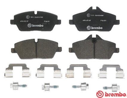Тормозные колодки brembo P06091