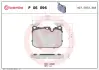 Тормозные колодки brembo P06 096