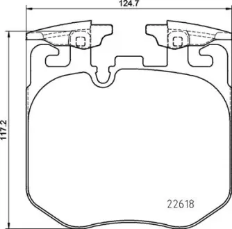Тормозні (гальмівні) колодки Brembo P06 106