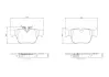 Тормозные колодки brembo P06117