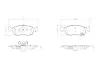 Тормозные колодки brembo P11 031