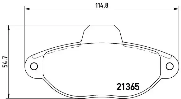 Тормозные колодки brembo P23054