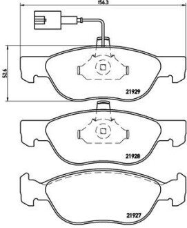 Тормозные колодки brembo P23 070 на Фиат Брава