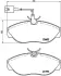 Тормозные колодки brembo P23 083