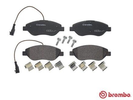 Тормозные колодки brembo P23 145