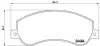 Тормозные колодки brembo P24 064