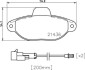 Тормозные колодки brembo P24 147