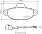 Тормозные колодки brembo P24 147