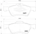 Тормозные колодки brembo P24159