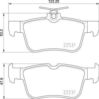 Тормозные колодки brembo P24175 на Форд Куга 2