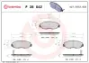 Тормозные колодки brembo P28 042