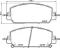 Тормозные колодки brembo P28098