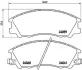 Тормозные колодки brembo P30 017