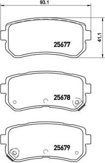 Тормозные колодки brembo P30 068 на Киа Спортейдж 4