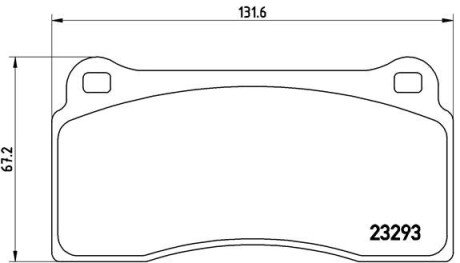 Тормозные колодки brembo P36 018 на Ягуар Xj