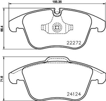 Тормозные колодки brembo P36 030