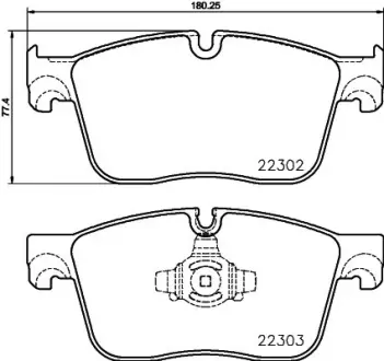 Тормозные колодки brembo P36031