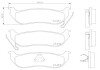 Тормозні (гальмівні) колодки brembo P37 009