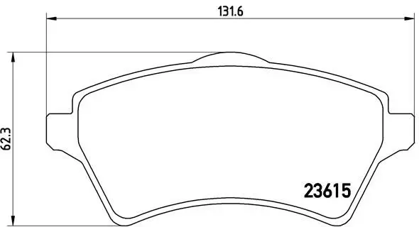 Тормозні (гальмівні) колодки Brembo P44011 (фото 1)