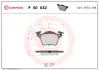 Тормозные колодки brembo P50032