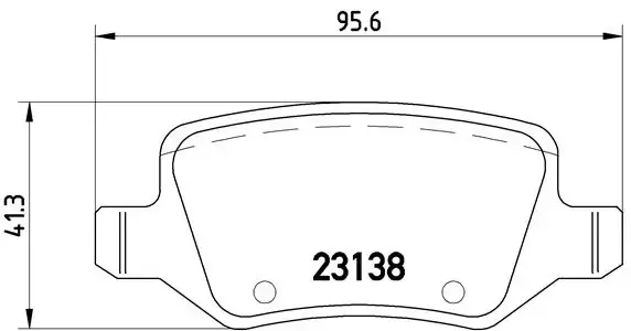 Тормозные колодки brembo P50058