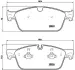 Тормозные колодки brembo P50102X