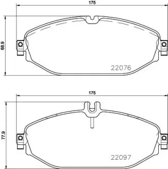 Тормозні (гальмівні) колодки Brembo P50 124