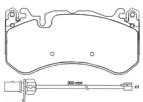 Тормозні (гальмівні) колодки Brembo P50 127