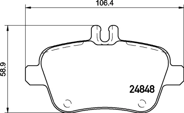 Тормозные колодки brembo P50135