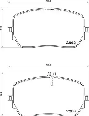 Тормозні (гальмівні) колодки Brembo P50 149 (фото 1)