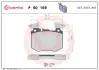 Тормозні (гальмівні) колодки Brembo P50 159 (фото 1)