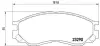 Тормозные колодки brembo P54020