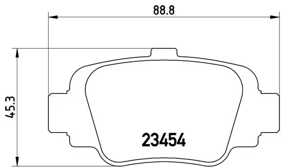 Тормозные колодки brembo P56 032