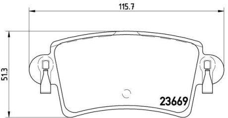 Тормозные колодки brembo P59040 на Опель Мовано