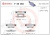 Тормозные колодки brembo P59 083