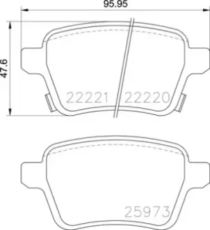 Тормозні (гальмівні) колодки Brembo P59086